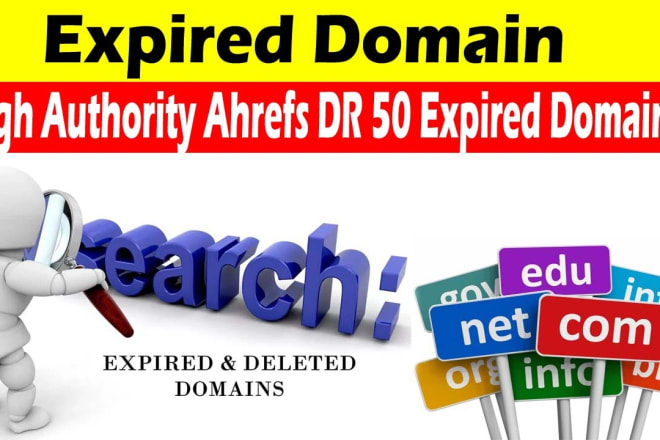 I will find high authority DR 50 expired domain
