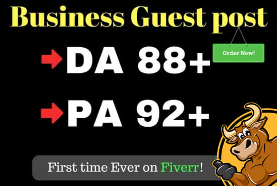 I will guest post in high quality da 89 business blog