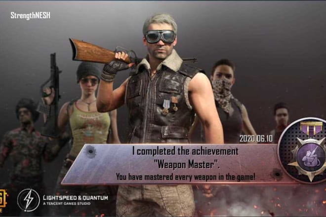 I will help you to get pubg mobile weapon master title