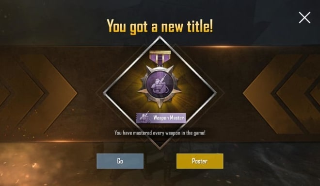 I will help you to get pubg mobile weapon master title