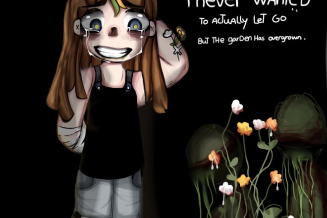 I will illustrate a character for you