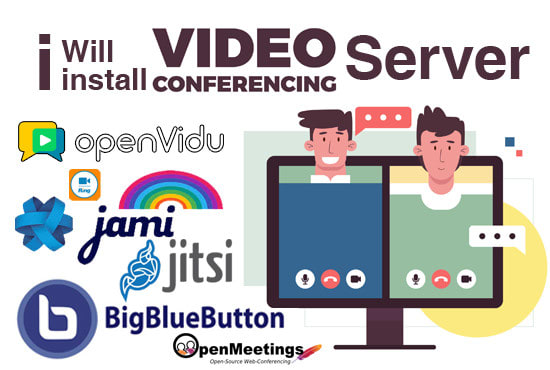 I will install and customize video conferencing bigbluebutton jitsi
