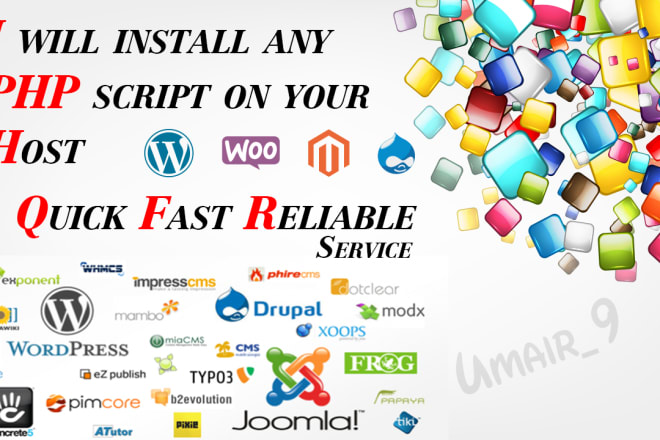 I will install configure and customize any PHP script on your host