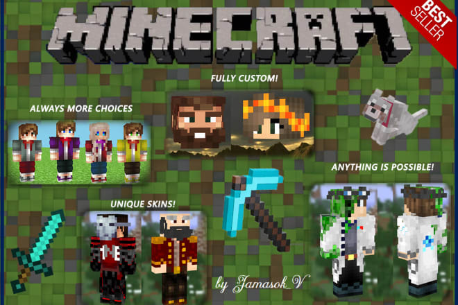 I will make a custom 3d minecraft skin