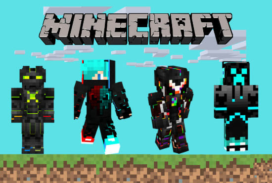 I will make custom skins for minecraft