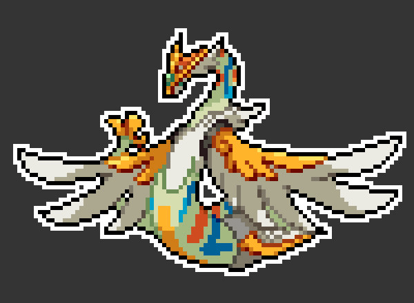 I will make pixel art of pokemon characters