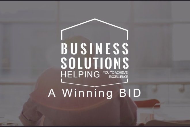 I will make your bid, rfp, rfq, tender a winning proposal