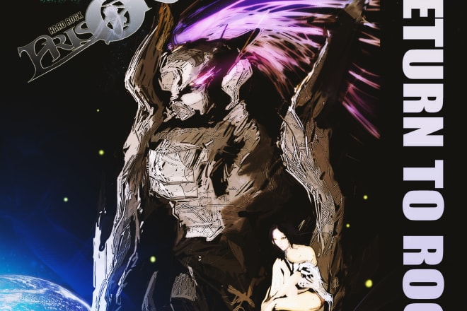 I will paint and design anime styled album cover art
