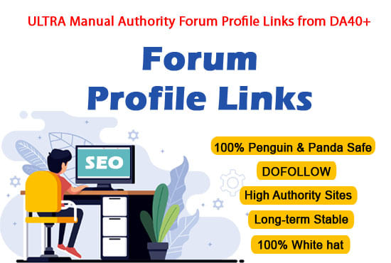 I will provide 100 forum profile links high da SEO backlinks