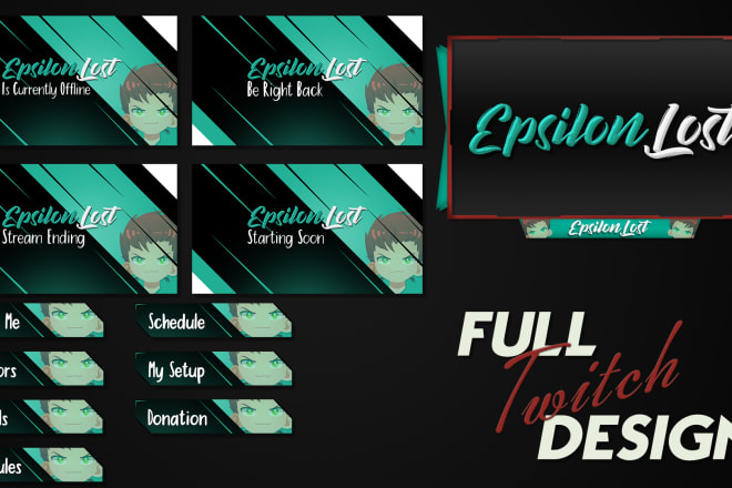 I will provide a custom streaming layout for twitch mixer etc