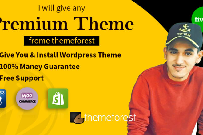 I will provide send and install any wordpress premium theme