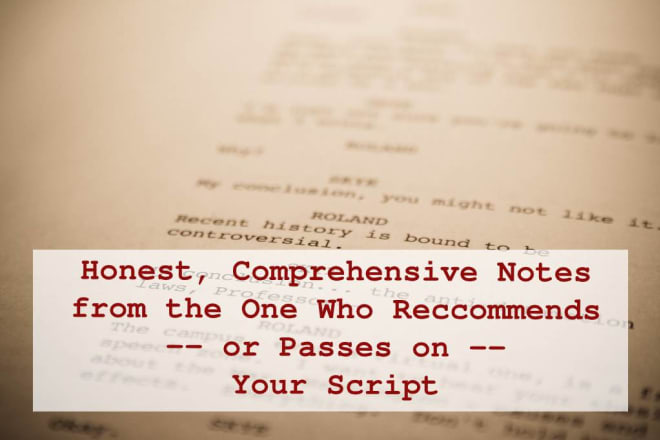I will read and cover the first 10 pages of your script