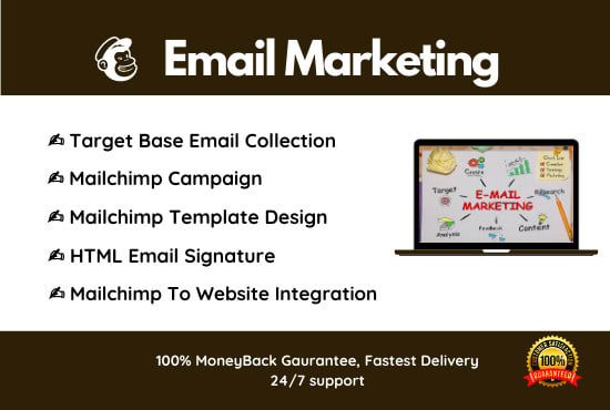 I will setup mailchimp template design with email marketing