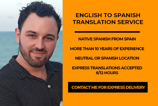 I will translate english to spanish manual 500 words neutral from spain