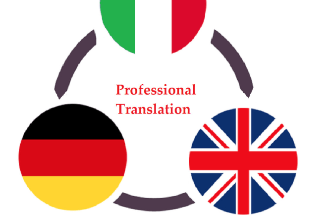I will translate from italian to english or german