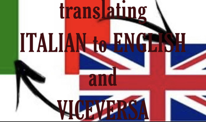 I will translate italian to english and viceversa