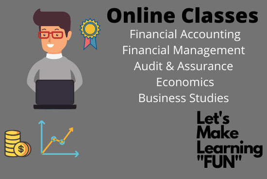I will tutor online lessons of accounting economics and audit