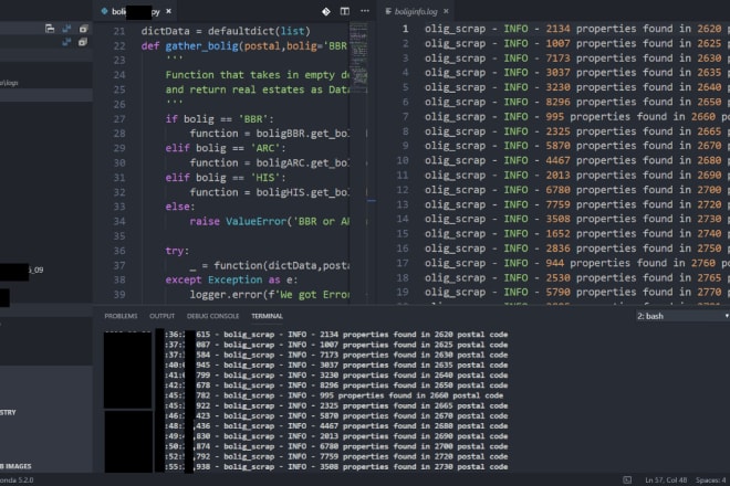 I will web scraping and parsing expert