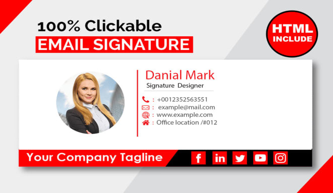 I will world class clickable email signature online services