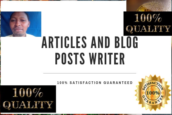 I will write exceptional SEO optimized articles or top blog post