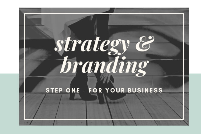 Our studio will build a strategy and create branding