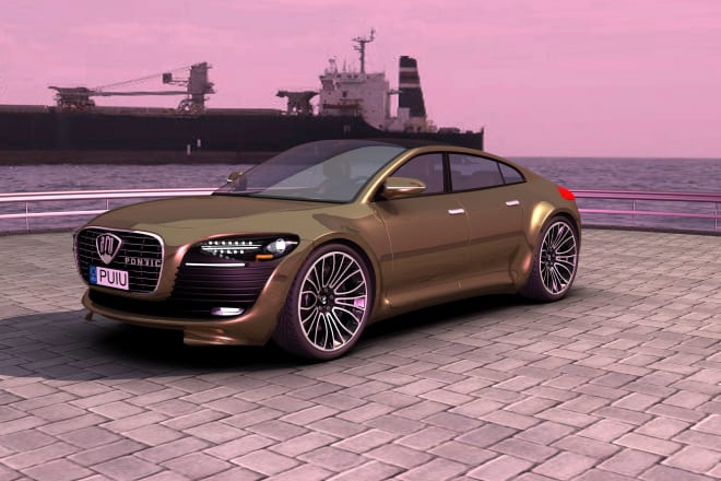 I will 3d model modern cars and concepts