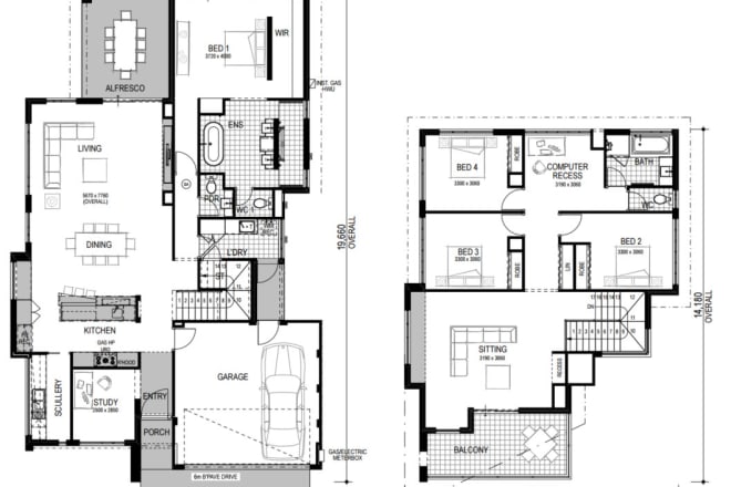 I will anything architectural plans in autocad 2d