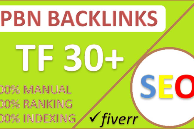 I will authority high trust flow backlinks SEO service