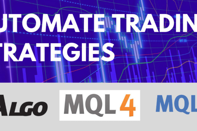 I will automate any forex strategy mql4 mql5