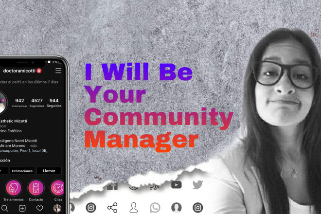 I will be your community manager