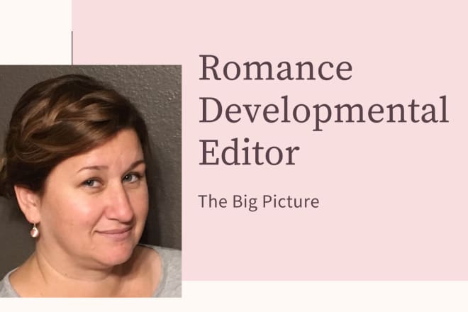 I will be your developmental editor