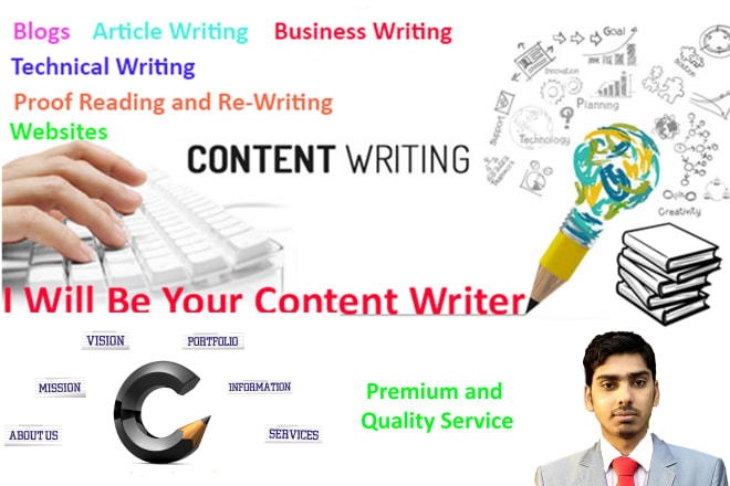 I will be your freelance content writer