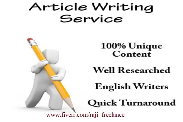 I will be your SEO content article and blog writer