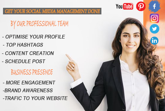 I will be your social media manager and content creator