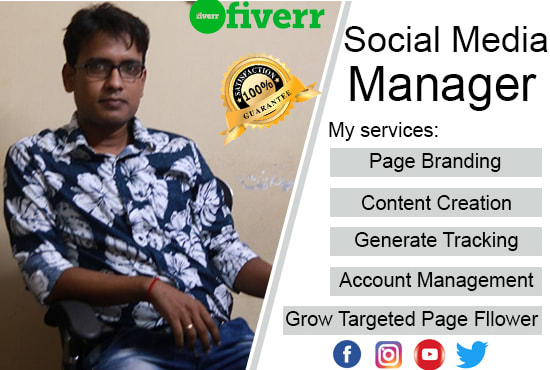 I will be your social media manager and content maker