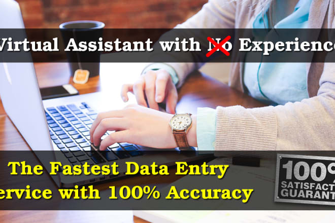 I will be your virtual assistant for data entry, copy paste and web research tasks