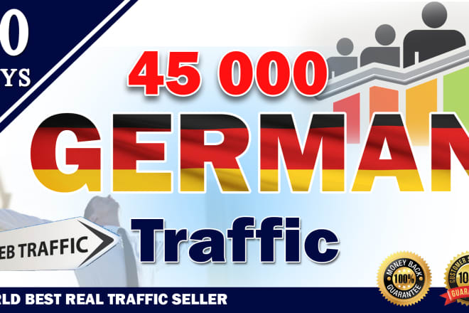 I will bring unlimited organic targeted german web traffic