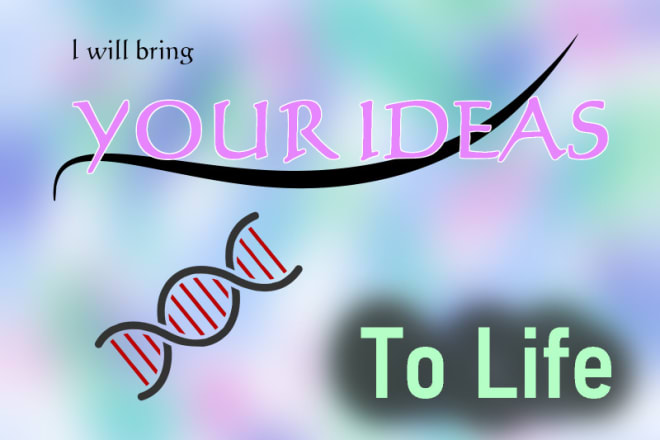 I will bring your creative story ideas to life in writing