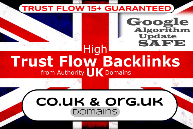I will build 5 high trust flow authority UK seo service backlinks