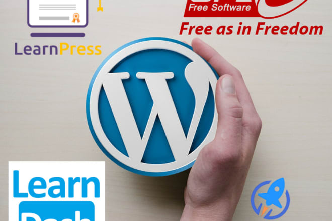 I will build a wordpress lms website with learn press or learn dash or lifter plugins