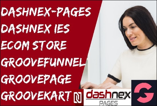 I will build an ecommerce website or store, ies, funnels on dashnex or groovepage