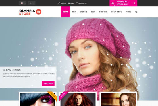 I will build ecommerce website store