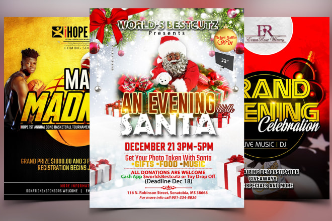 I will business flyer or event flyer