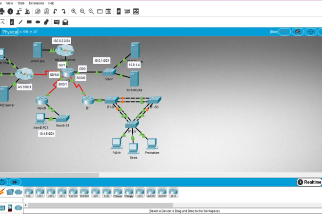 I will configure any ccna packet tracer you need