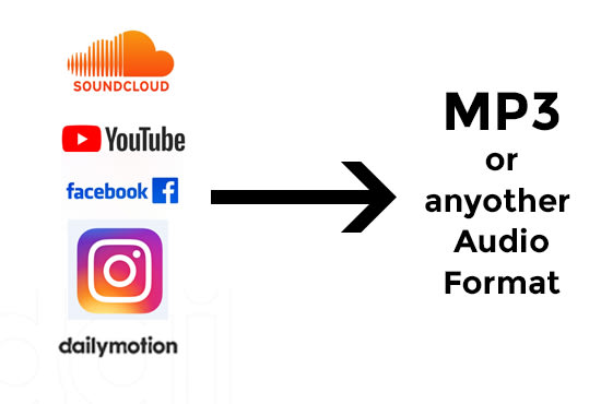 I will convert any video link to mp3 or video file