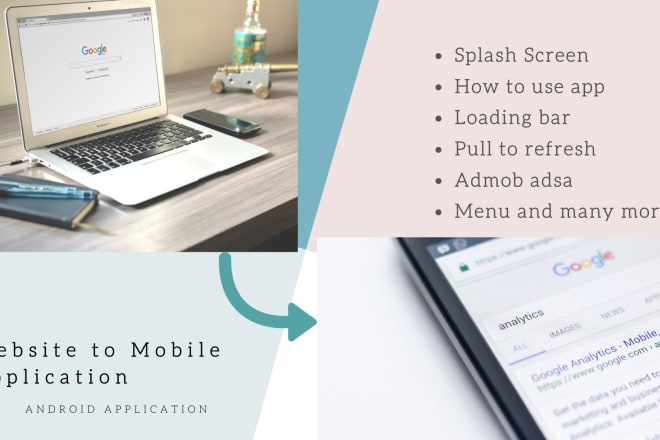 I will convert your website to android mobile application