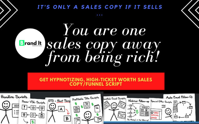 I will craft a killer high converting money making sales copy or funnel script