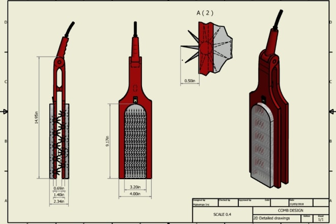 I will create 3d models in autodesk inventor, maya, solidworks and fushion 360