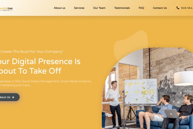 I will create a amazing wordpress website for your business