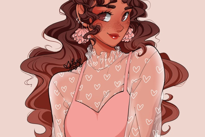 I will create a custom portrait in my style